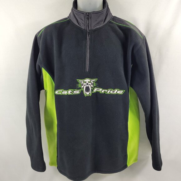 Arctic Cat 1/4 Zip Fleece Cats Pride Snowmobile Light Jacket Men's size Large - Picture 1 of 3